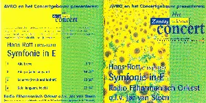 Pochette de Symfonie in E de Jac van Steen - Radio Filharmonisch Orkest