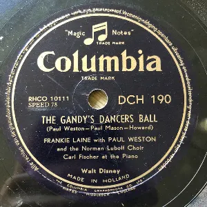 Pochette de The Gandy Dancers' Ball / One for Me Baby de Frankie Laine