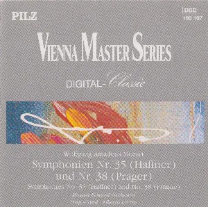 Pochette Symphonien Nr. 35 (Haffner) und Nr. 38 (Prager)