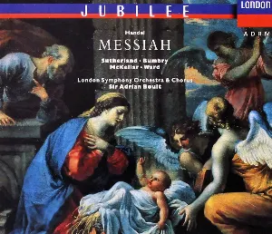 Pochette Messiah (Sutherland / Bumbry / McKellar / Ward / Sir Adrian Boult)