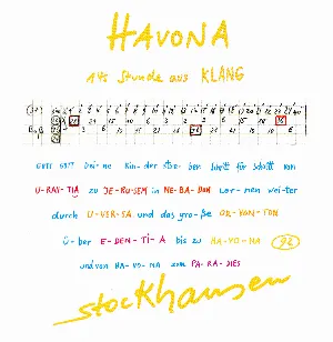 Pochette de HAVONA: 14. Stunde aus KLANG de Karlheinz Stockhausen