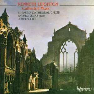 Pochette de Cathedral Music de Kenneth Leighton - John Scott