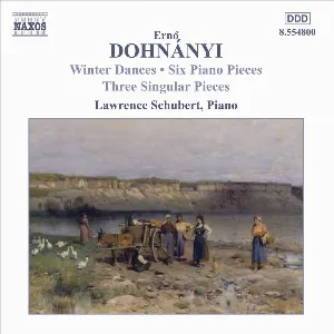 Pochette de Winter Dances / Six Piano Pieces / Three Singular Pieces de Ernő Dohnányi