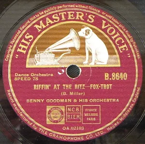 Pochette de Riffin' at the Ritz / Walk, Jennie, Walk de Benny Goodman and His Orchestra