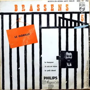 Pochette de 5 - Le Gorille de Georges Brassens
