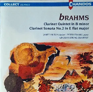 Pochette de Clarinet Quintet / Sonata No. 2 de Peter Frankl - Lindsay String Quartet - Johannes Brahms