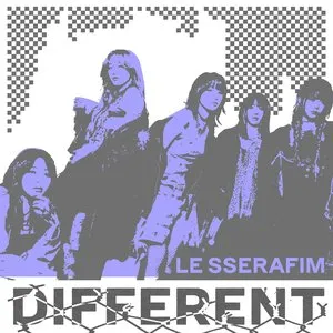Pochette de DIFFERENT de LE SSERAFIM
