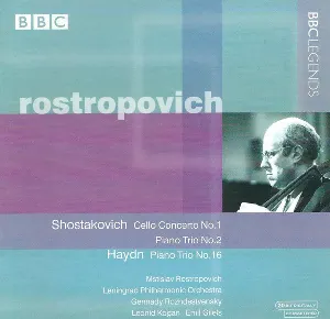 Pochette Shostakovich: Cello Concerto no. 1 / Trio no. 2 / Haydn: Piano Trio no. 16