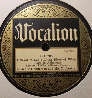 Pochette de Let Me Introduce You to My Rosie / I Want to See a Little More of What I Saw in Arkansas de Fletcher Henderson and His Orchestra