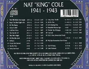 Pochette The Chronological Classics: Nat “King” Cole 1941–1943