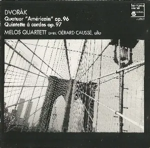Pochette Quintette à cordes nº 3 « Américain » / Quatuors à cordes n° 12 « Américain »