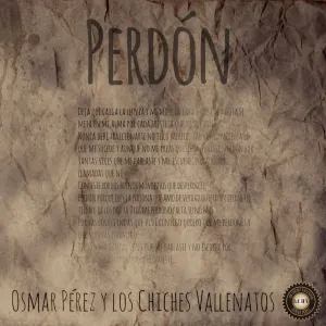 Pochette de Perdón de Los Chiches Vallenatos - Osmar Pérez