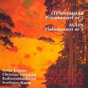 Pochette de Stenhammar: Piano Concerto no. 2 / Aulin: Violin Concerto no. 3 de Okko Kamu - Wilhelm Stenhammar - Sveriges Radios Symfoniorkester - Yevgeny Svetlanov