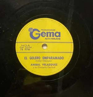 Pochette de El golero emparamado / Turco perro de Aníbal Velásquez