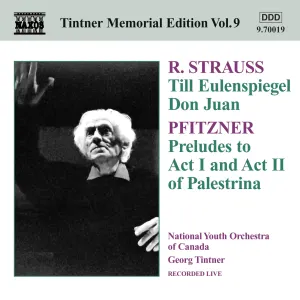 Pochette de Strauss: Till Eulenspiegel - Don Juan / Pfitzner: Palestrina: Preludes de Hans Pfitzner - Richard Strauss - Georg Tintner