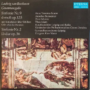 Pochette Sinfonie Nr. 9 D-moll Op. 125 (Mit Schlußchor Über Schillers Ode »An Die Freude«) / Sinfonie Nr. 2 D-dur Op. 36