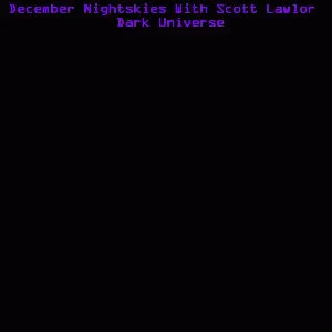 Pochette de Dark Universe de Scott Lawlor - December Nightskies