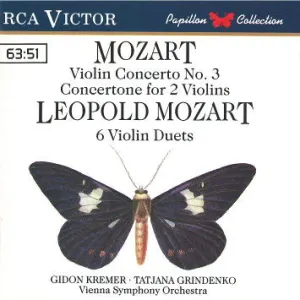 Pochette de Mozart: Violin Concerto no. 3 / Concertone for 2 Violins / L. Mozart: 6 Violin Duets de Leopold Mozart - Wolfgang Amadeus Mozart - Wiener Symphoniker