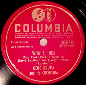 Pochette de What's This? / That Drummer's Band de Gene Krupa and His Orchestra