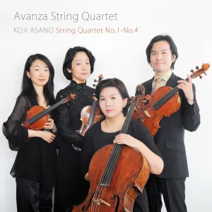 Pochette de String Quartet No. 1–No. 4 de Koji Asano