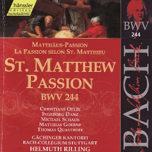 Pochette St. Matthew Passion, BWV 244