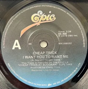 Pochette de I Want You to Want Me / Clock Strikes 10 de Cheap Trick