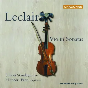 Pochette de Violin Sonatas de Simon Standage - Jean‐Marie Leclair