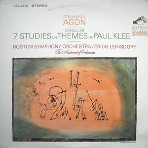 Pochette Stravinsky: Agon / Schuller: Seven Studies on Themes of Paul Klee