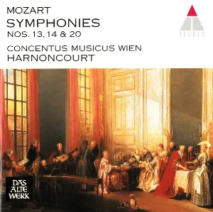Pochette de Symphonies nos. 13, 14 & 20 de Nikolaus Harnoncourt - Concentus Musicus Wien - Wolfgang Amadeus Mozart