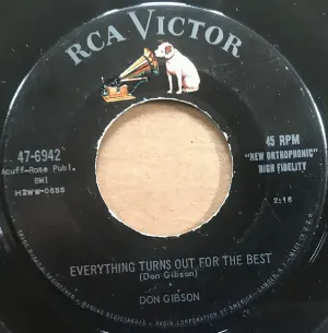 Pochette de Everything Turns Out for the Best de Don Gibson