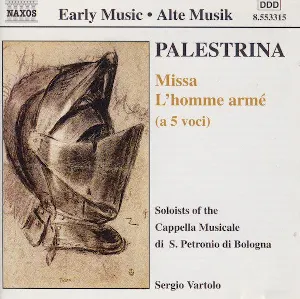 Pochette de Missa L'Homme armé (a 5 voci) de Sergio Vartolo - Giovanni Pierluigi da Palestrina