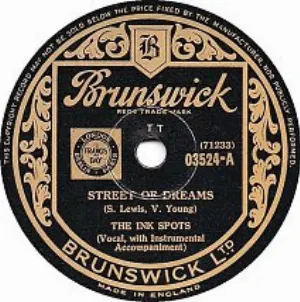 Pochette de Street of Dreams / Someday I'll Meet You Again de The Ink Spots