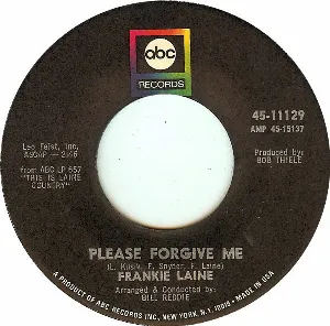 Pochette de Please Forgive Me / Pretty Little Princess de Frankie Laine