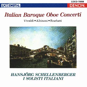 Pochette Italian Baroque Oboe Concerti