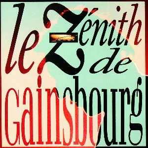 Pochette Le Zénith de Gainsbourg