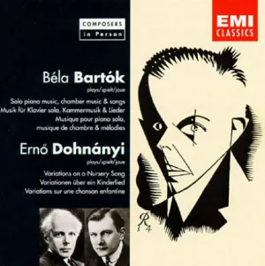 Pochette Bartók: Solo Piano Music, Chamber Music & Songs / Dohnányi: Variations on a Nursery Song