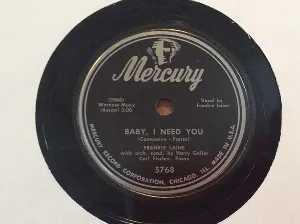 Pochette de Baby, I Need You / Yes, My Dear de Frankie Laine