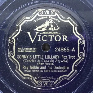 Pochette de Sonny's Little Lullaby / Clouds de Ray Noble and His Orchestra