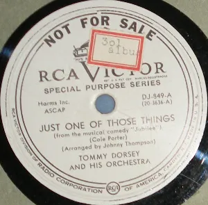 Pochette de Just One of Those Things / Love for Sale de Tommy Dorsey and His Orchestra