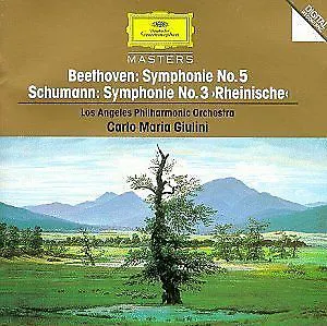 Pochette Beethoven: Symphonie no. 5 / Schumann: Symphonie no. 3 “Rheinische”