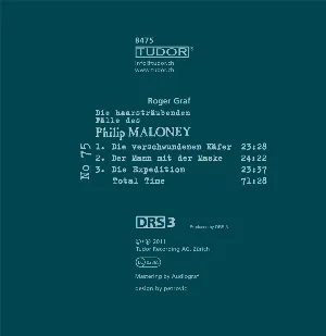 Pochette de Die haarsträubenden Fälle des Philip Maloney, N° 75 de Roger Graf