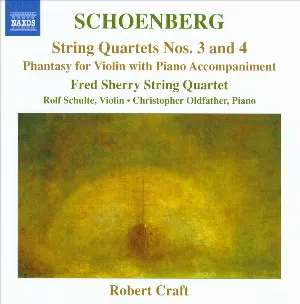 Pochette String Quartets nos. 3 and 4 / Phantasy for Violin with Piano Accompaniment