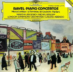 Pochette Piano Concertos / Menuet antique / Le Tombeau de Couperin / Fanfare