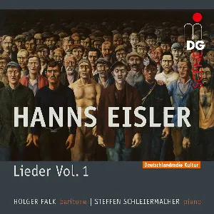 Pochette de Lieder Vol. 1 de Steffen Schleiermacher - Holger Falk - Hanns Eisler