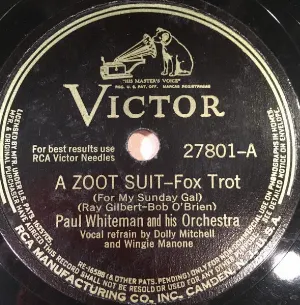 Pochette de A Zoot Suit / Well-Digger's Breakdown de Paul Whiteman and His Orchestra