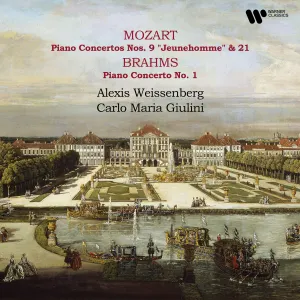 Pochette de Mozart: Piano Concertos nos. 9 “Jeunehomme” & 21 / Brahms: Piano Concerto no. 1 de Alexis Weissenberg - Carlo Maria Giulini - Wolfgang Amadeus Mozart - Johannes Brahms