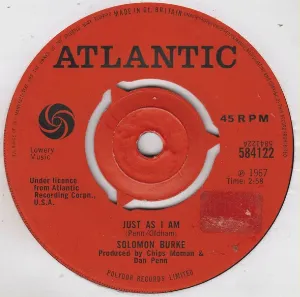 Pochette de Just as I Am de Solomon Burke