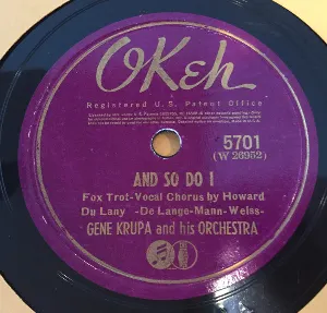 Pochette de And So Do I / (Shout Wherever You May Be) I Am an American de Gene Krupa and His Orchestra