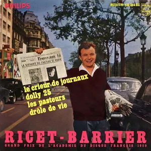 Pochette de 2e série: Le Crieur de journaux de Ricet Barrier