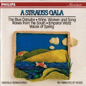 Pochette A Strauss Gala. The Blue Danube / Wine, Women and Song / Roses from the South / Emperor Waltz / Voices of Spring